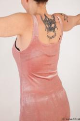 Back Woman White Tattoo Casual Chubby Studio photo references